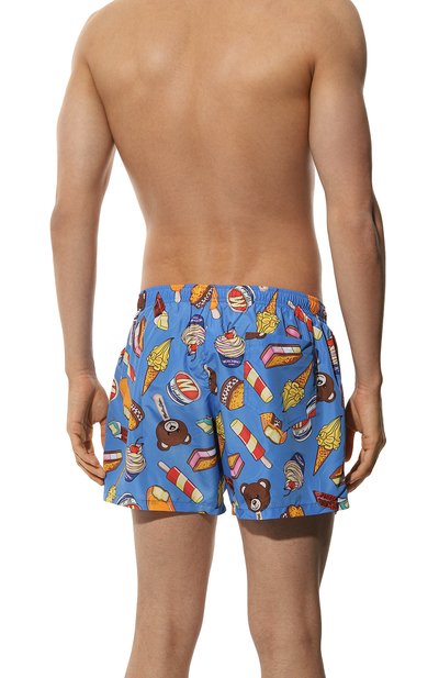 Плавки-шорты MOSCHINO синего цвета по цене 11050 руб., арт. A4237/9303, фото 3 Плавки-шорты MOSCHINO, арт. A4237/9303, фото 3