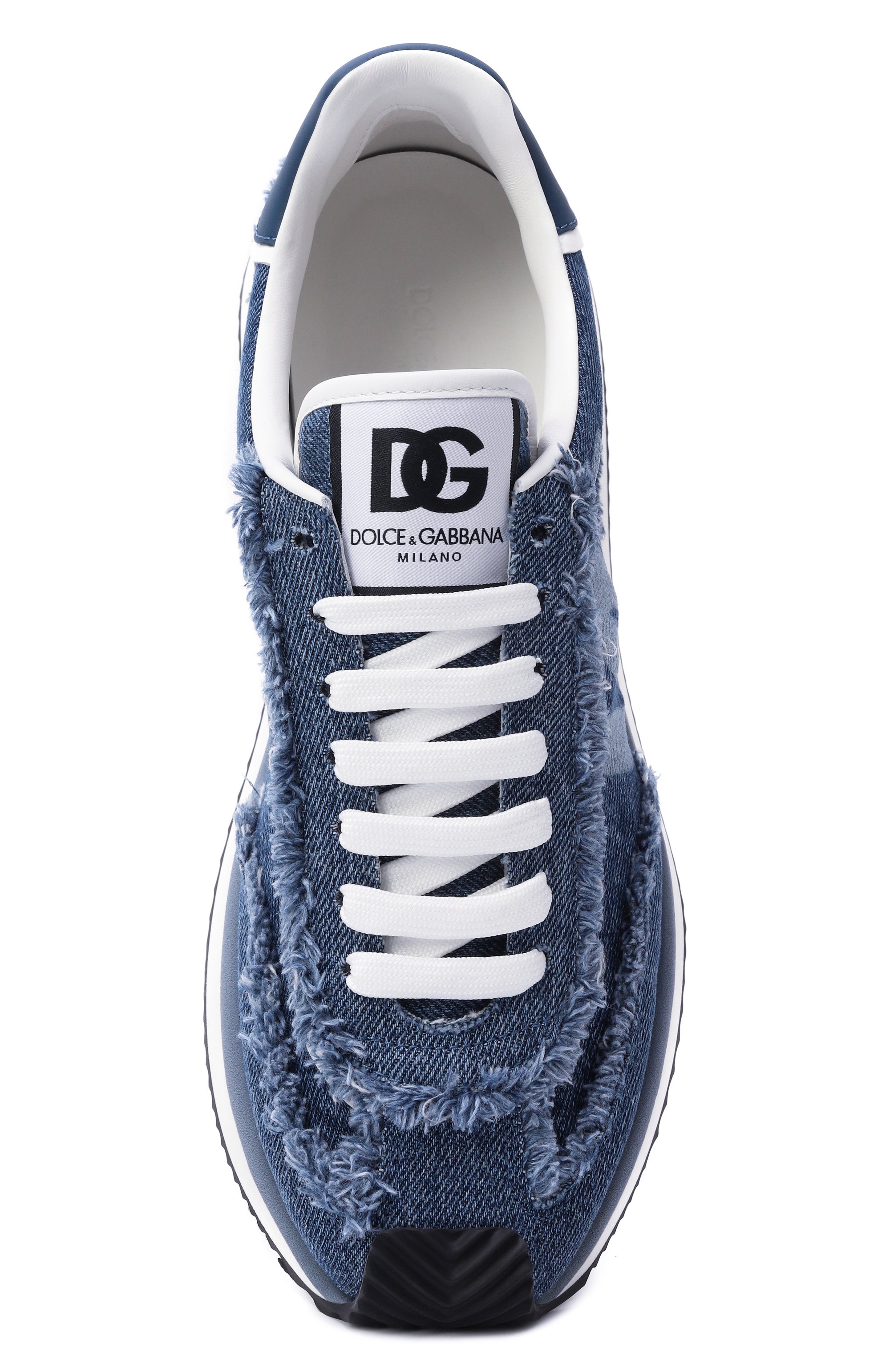 Текстильные кроссовки dg cushion DOLCE & GABBANA, арт. CS2288/A6D44, фото 6