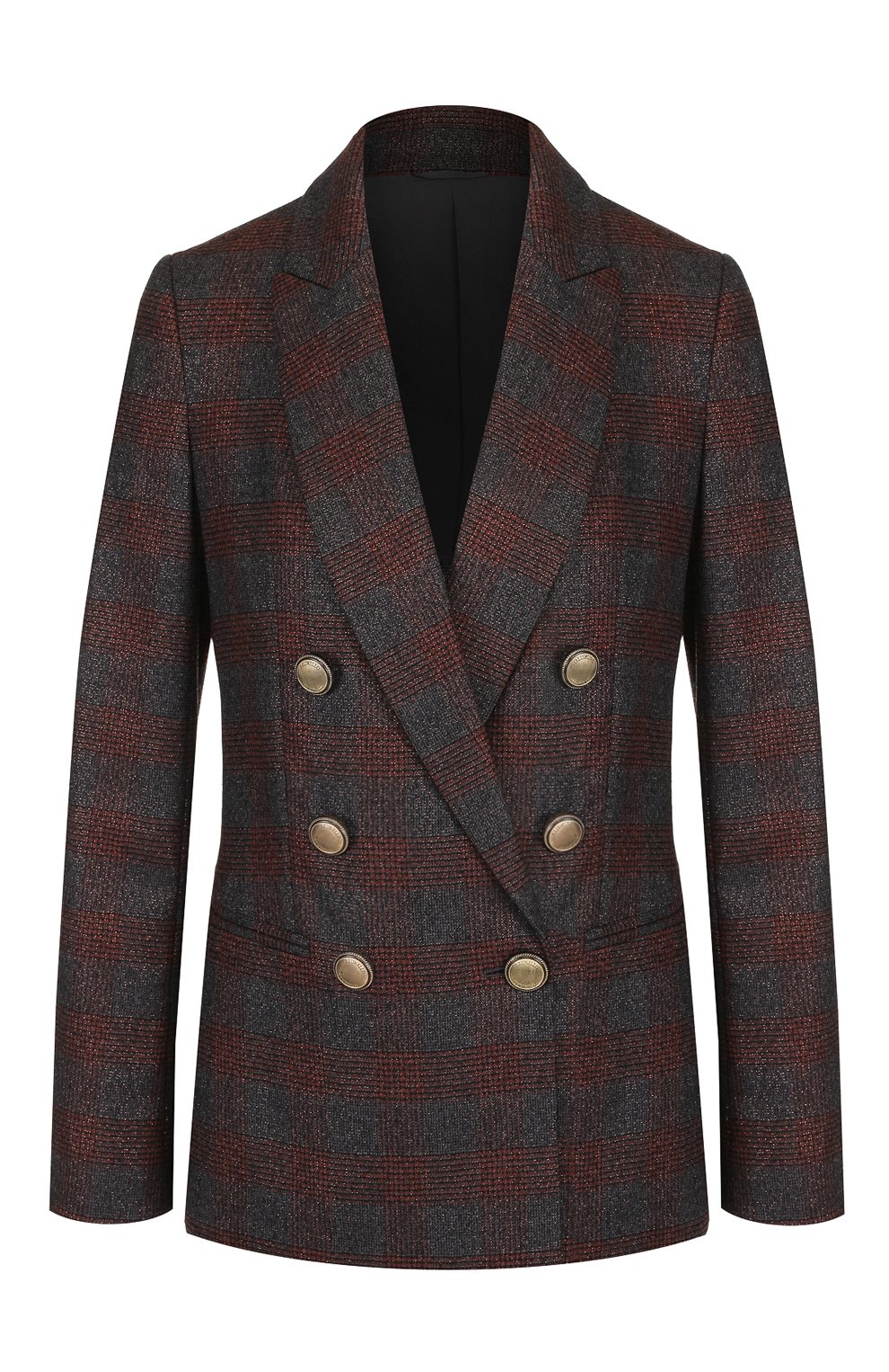 Двубортный шерстяной жакет BRUNELLO CUCINELLI, арт. MB5078662, фото 1