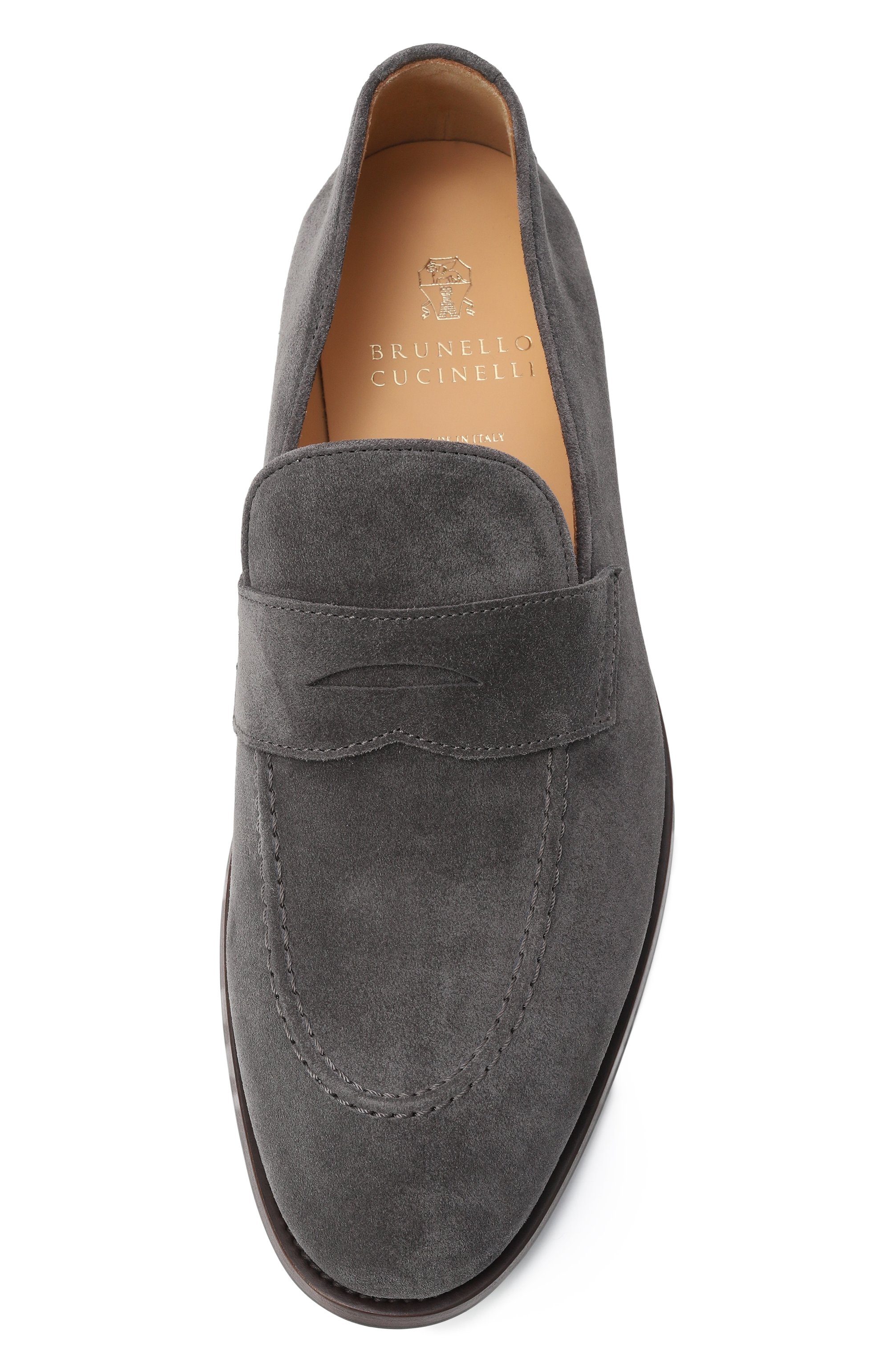 Замшевые пенни-лоферы BRUNELLO CUCINELLI, арт. MZUCCB2250, фото 6
