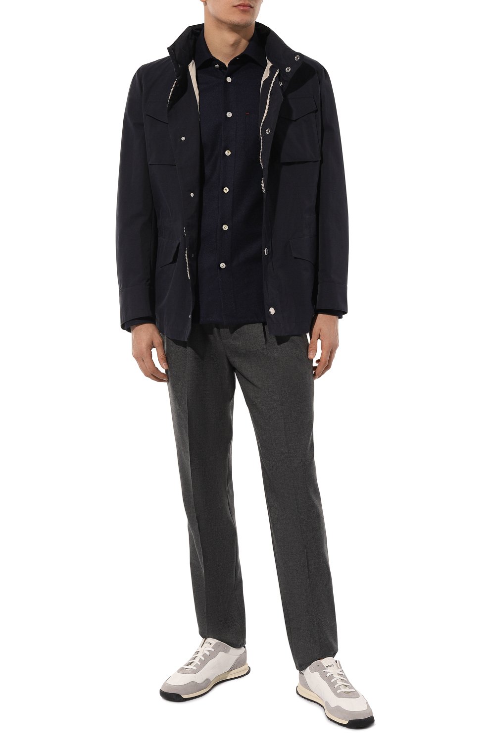 Шерстяная рубашка KITON, арт. UMCNERK0131C07, фото 2