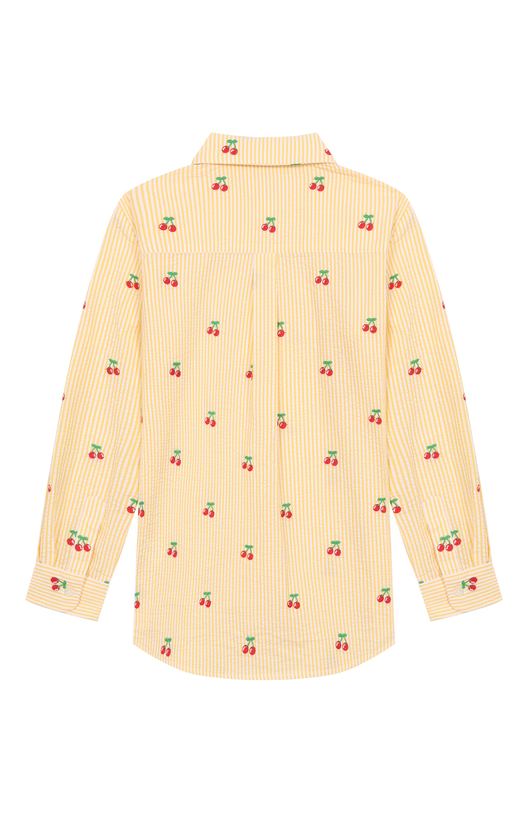 Хлопковая рубашка MC2 SAINT BARTH, арт. STBK MINI BRIGITTE/BRIG003/01921F, фото 2