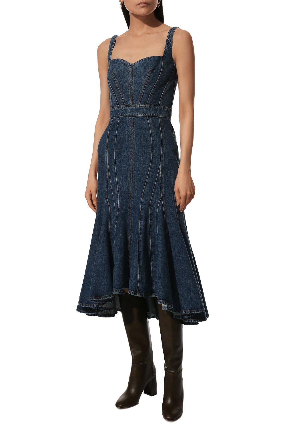 Джинсовое платье ALEXANDER MCQUEEN, арт. 682942/QMABP, фото 3