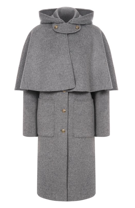 Шерстяное пальто The Kooples FMAN31011K Серый FMAN31011K