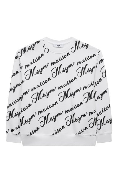 Хлопковый свитшот MSGM KIDS, арт. S4MSJGSW128