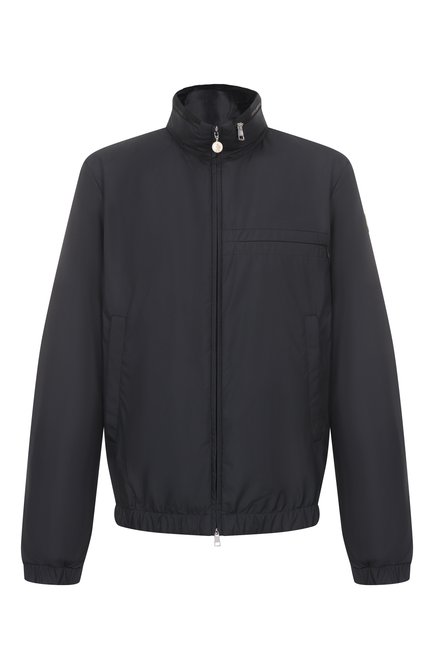 Мужская комбинированная куртка amane MONCLER черного цвета, арт. 1A00144/595ZG | Фото 1 (Длина (верхняя одежда): Короткие; Материал внешний: Синтетический материал; �Драгоценные камни: Проставлено; Рукава: Длинные; Материал подклада: Синтетический материал; Материал сплава: Проставлено)