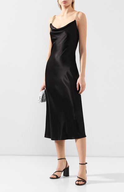 Шелковое платье OLIVIA VON HALLE черного цвета по цене 39950 руб., арт. SS2066/SS2065, фото 2 Шелковое платье OLIVIA VON HALLE, арт. SS2066/SS2065, фото 2