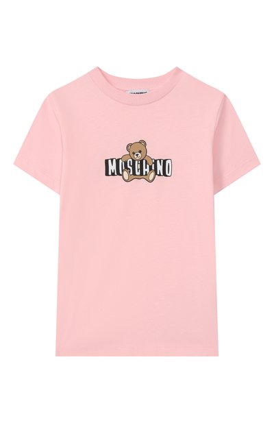 Хлопковая футболка MOSCHINO, арт. HZM058/LAA03_001