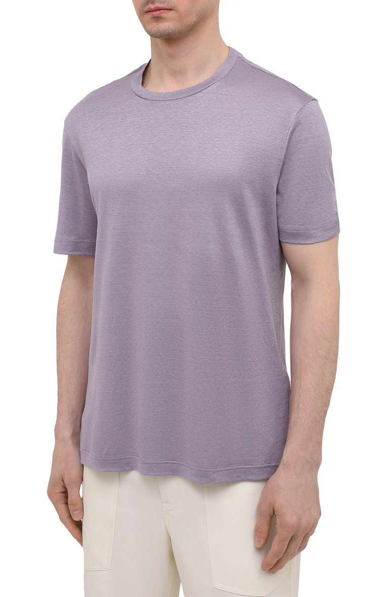Футболка изо льна и шелка BRIONI, арт. UJHI0L/P0609, фото 3