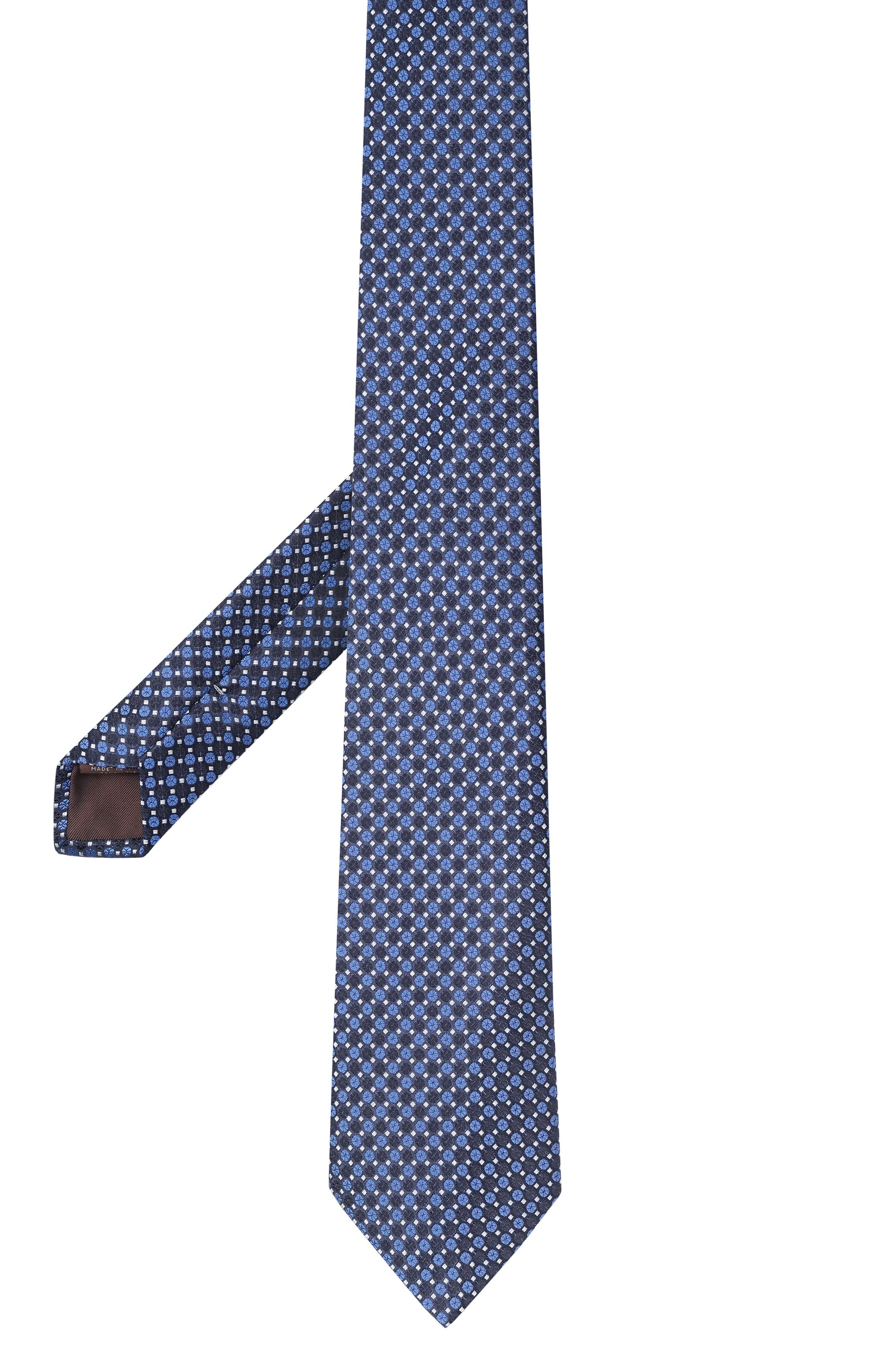 Шелковый галстук CANALI темно-синего цвета по цене 21000 руб., арт. 18/HJ04411, фото 3 Шелковый галстук CANALI, арт. 18/HJ04411, фото 3