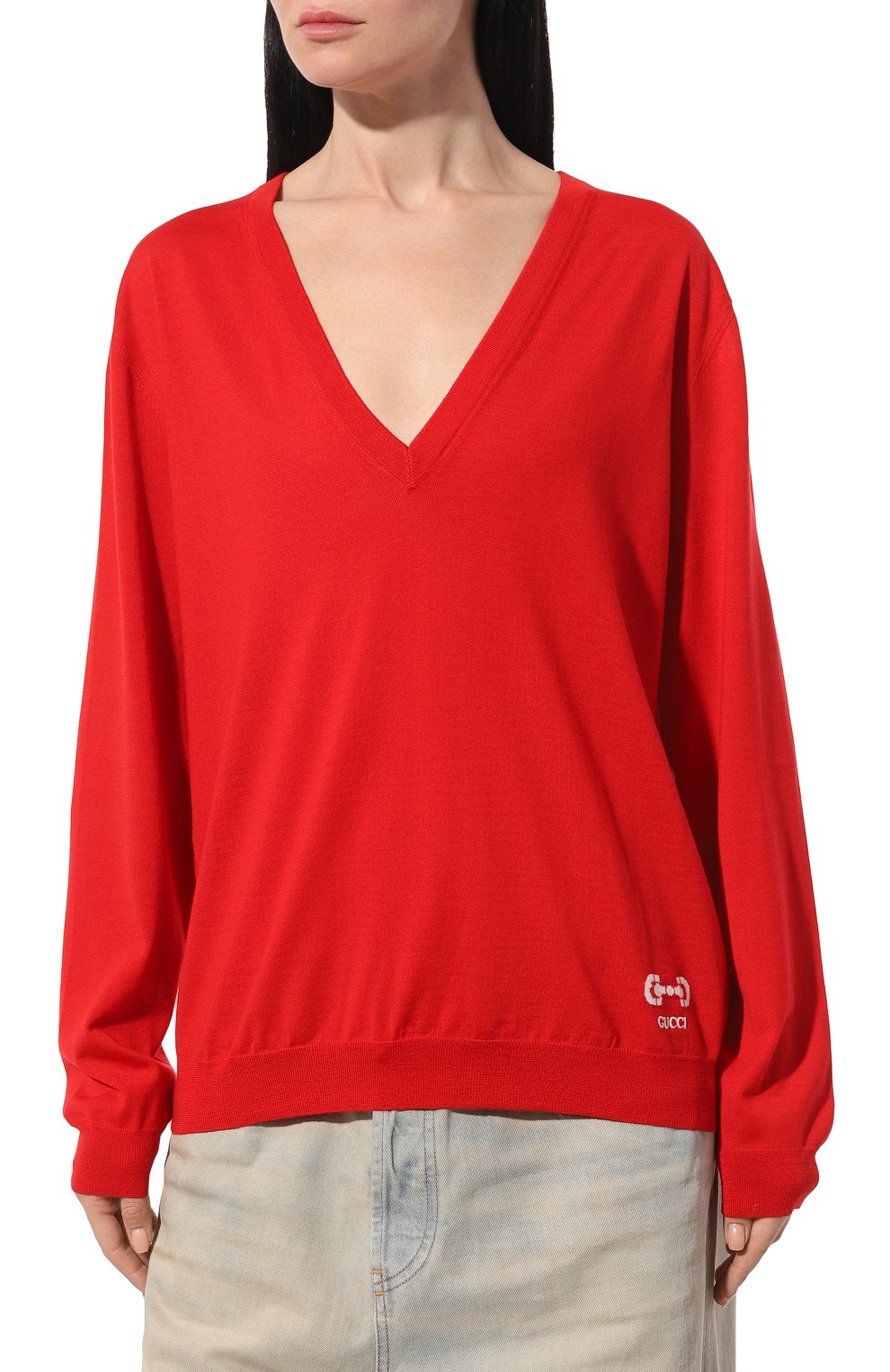 Шерстяной пуловер GUCCI, арт. 727410/XKCZ3, фото 3