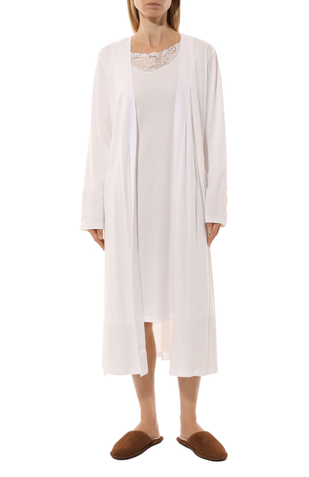 Хлопковый халат HANRO, арт. 074895, фото 2