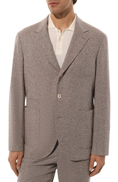 Шерстяной костюм BRUNELLO CUCINELLI, арт. MY409LBNH, фото 4