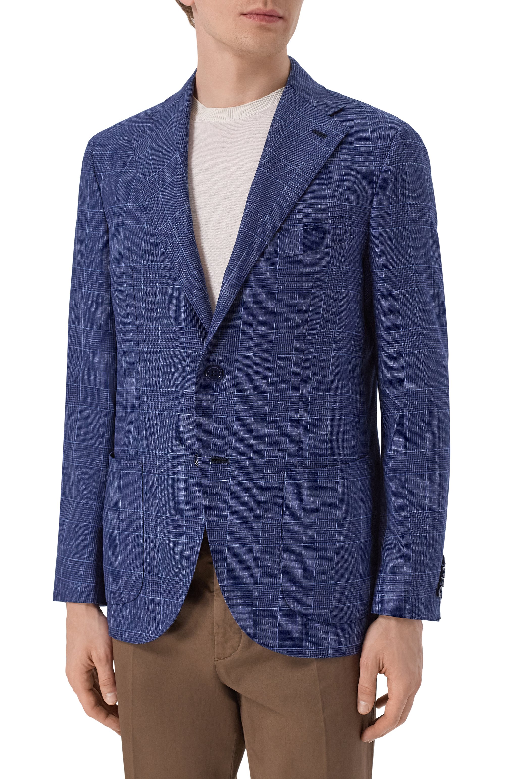 Шерстяной пиджак ANDREA CAMPAGNA, арт. SALINA C0N SPALLINA BASSA/T26141, фото 3