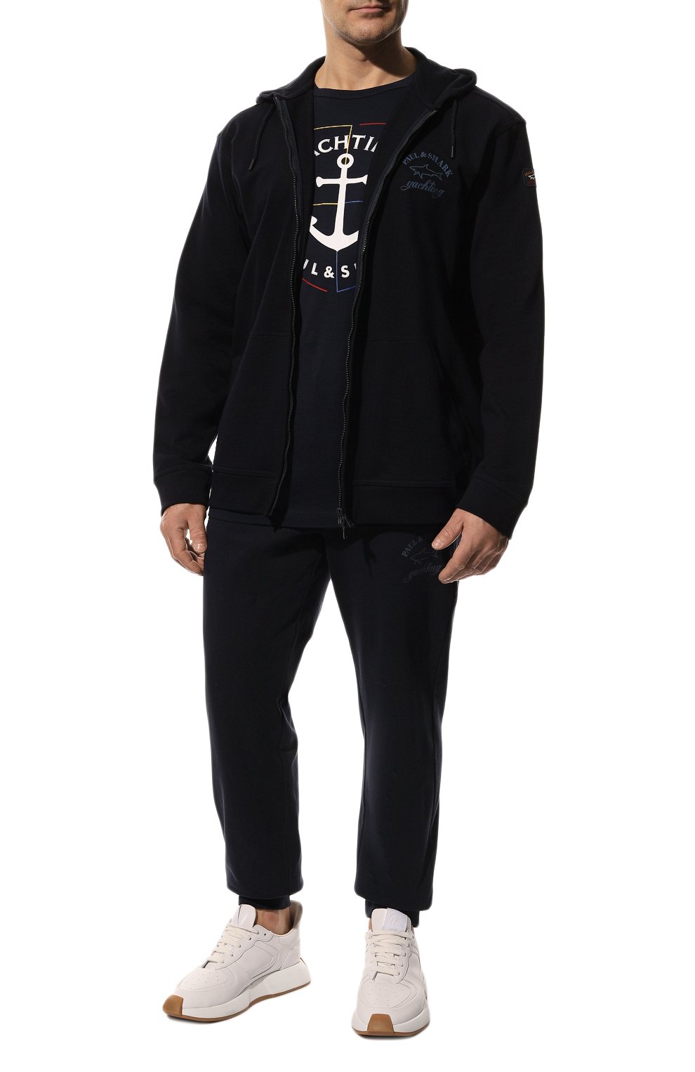 Хлопковые джоггеры PAUL&SHARK, арт. C0P1024/3XL-6XL, фото 2