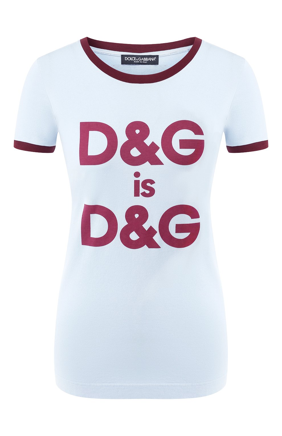 Хлопковая футболка DOLCE & GABBANA, арт. F8H32Z/G7RDG, фото 1