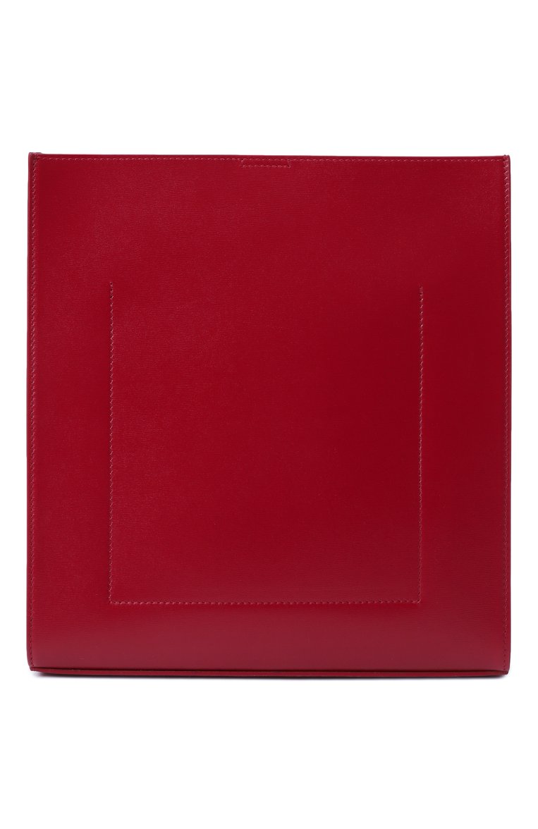 Женская сумка tangle JIL SANDER красного цвета, арт. J07WG0023/P5354 | Фото 6 (Материал сплава: Проставлено; Драгоценные камни: Проставлено; Размер: medium; Материал: Натуральная кожа)