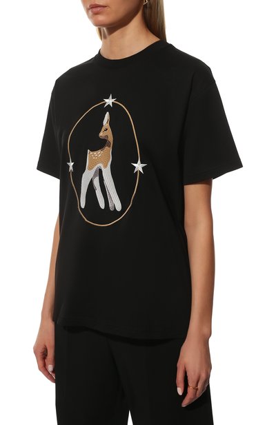 Хлопковая футболка BURBERRY, арт. 8049461, фото 3