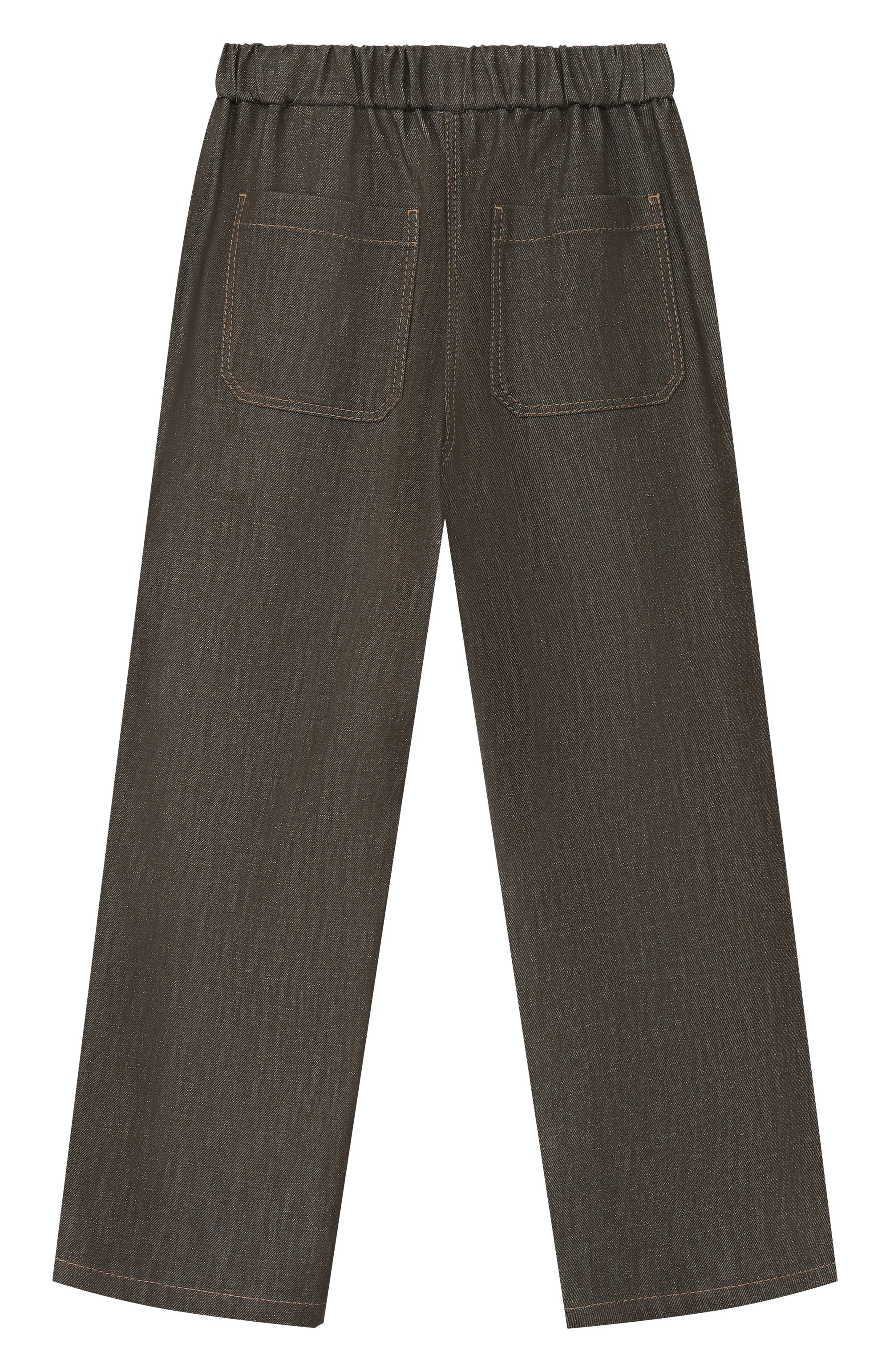 Брюки из хлопка и вискозы BRUNELLO CUCINELLI, арт. BB148P664B, фото 2