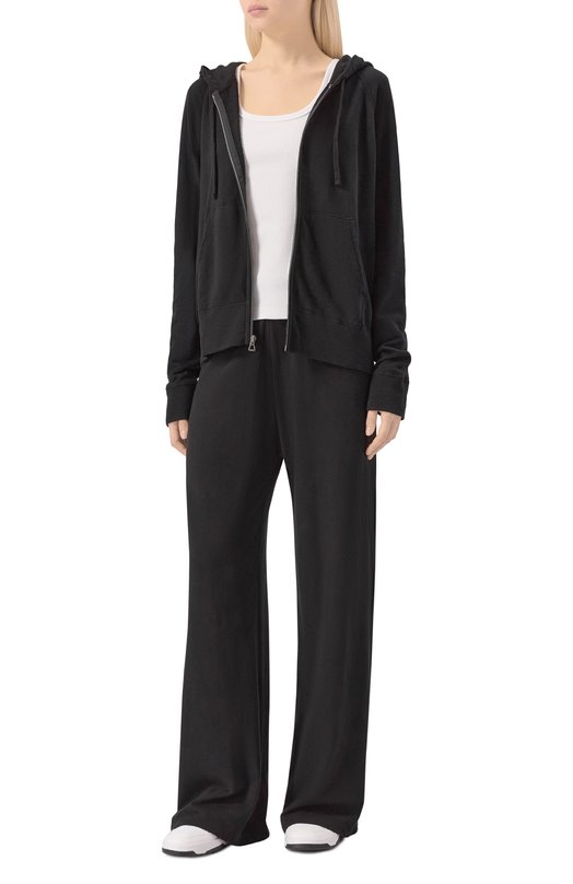 Хлопковые брюки James Perse WXA1007 Чёрный  WXA1007 Фото 2