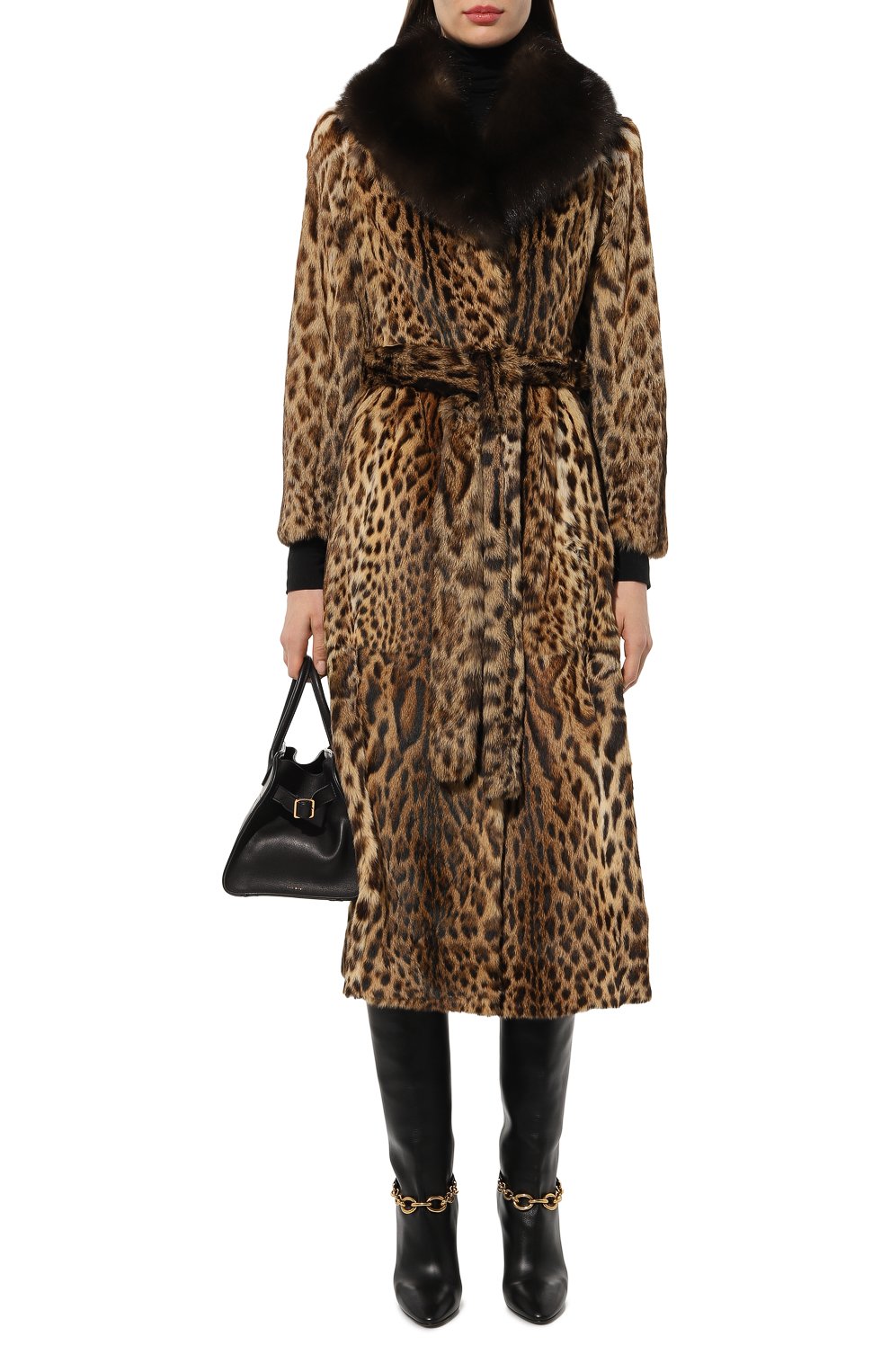 Шуба из меха оцелота SABLEFUR, арт. 72211-sb-05, фото 2
