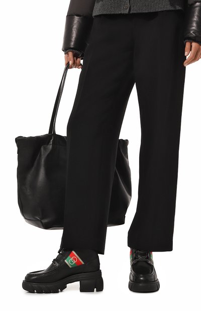 Кожаные ботинки romance GUCCI, арт. 670406 DTNH0, фото 3