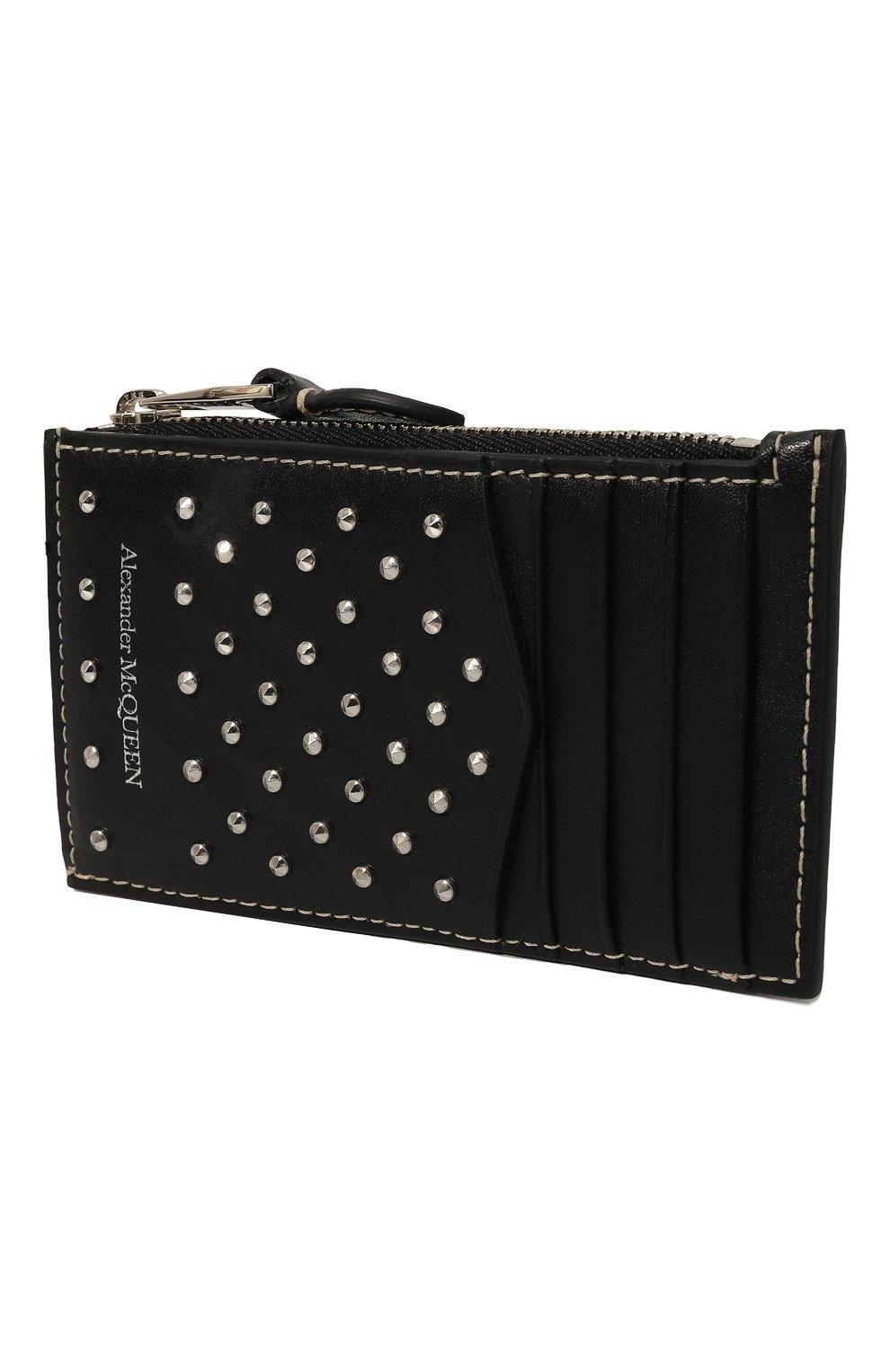 Кожаный футляр для кредитный карт ALEXANDER MCQUEEN, арт. 632037 1X3T2, фото 2