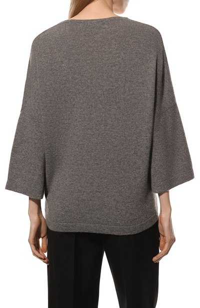 Пуловер TEGIN серого цвета по цене 48600 руб., арт. CWM18-025, фото 4 Пуловер TEGIN, арт. CWM18-025, фото 4