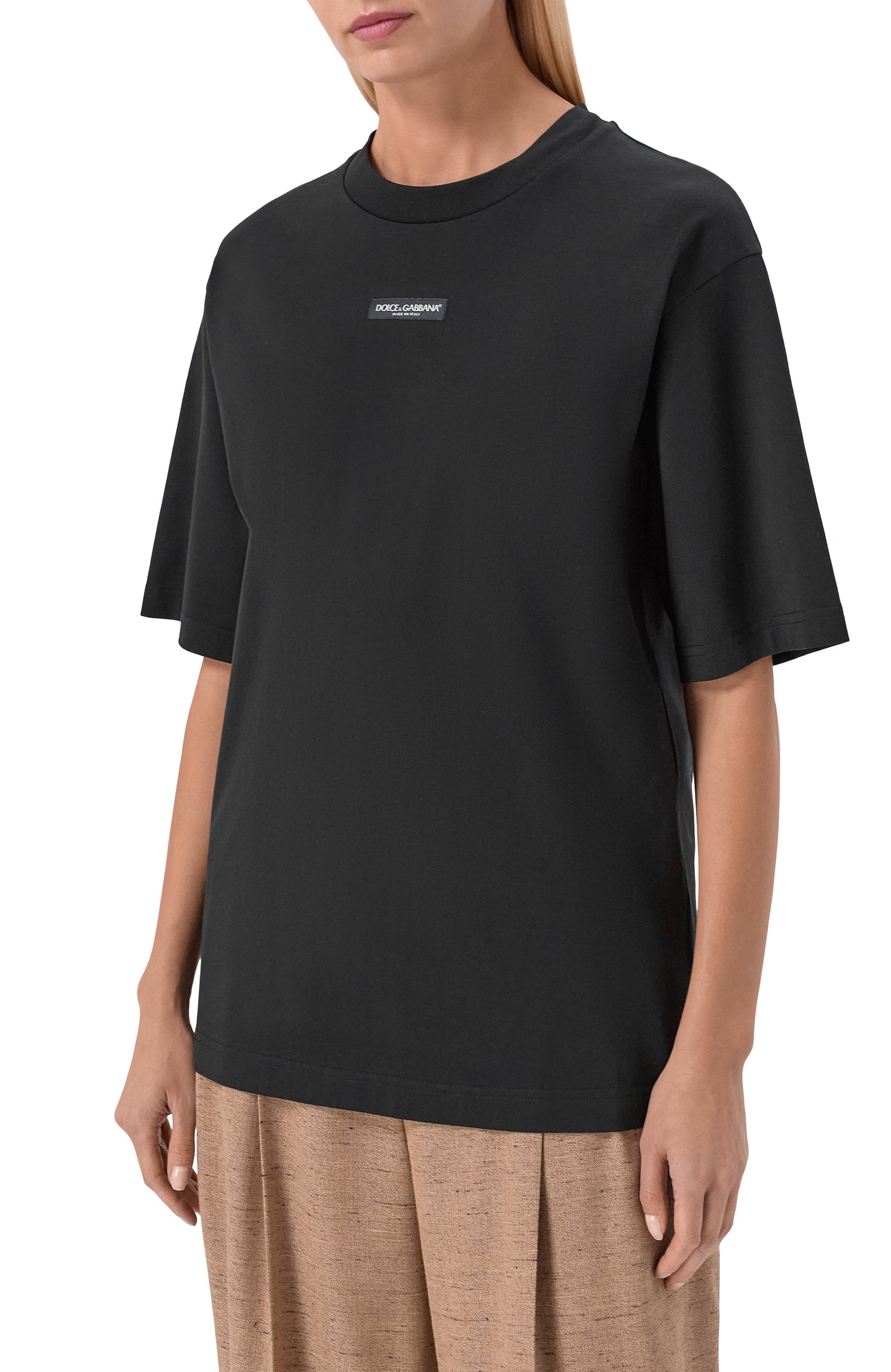 Хлопковая футболка DOLCE & GABBANA, арт. F8V78T/HU7MA, фото 3