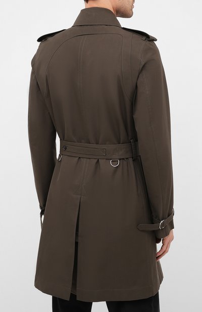 Хлопковый тренч ALEXANDER MCQUEEN, арт. 615573/QPS44, фото 4