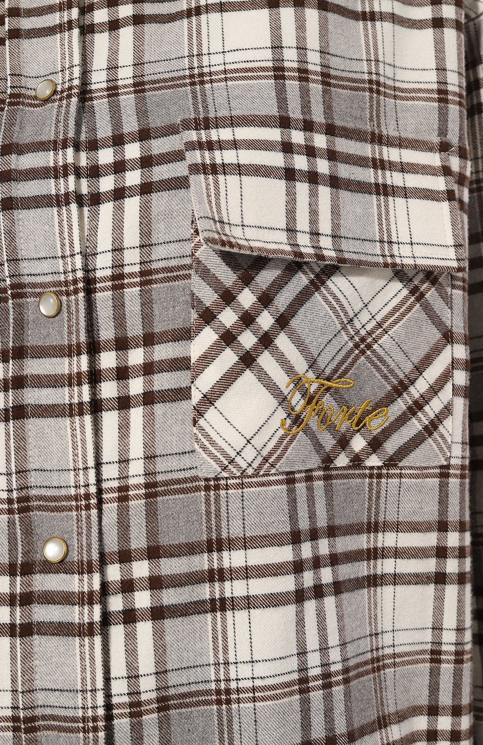 Хлопковая рубашка FORTE DEI MARMI COUTURE, арт. 24WF3102, фото 5