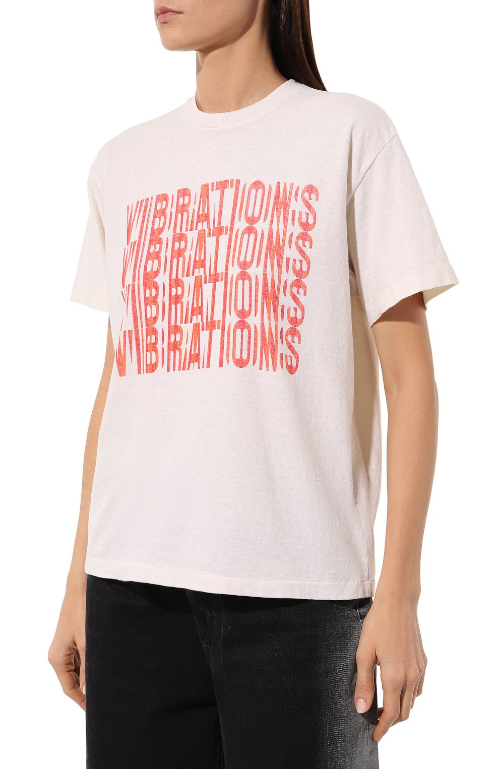 Хлопковая футболка RE/DONE, арт. 024-02W9ET014, фото 3