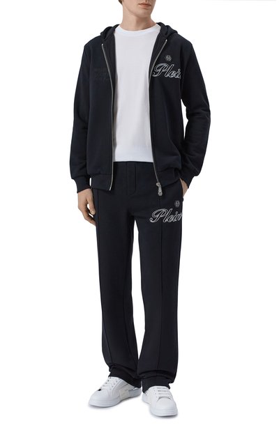 Мужские кожаные кеды phantom kicks PHILIPP PLEIN, арт. SAFS USC0904 PLE005N