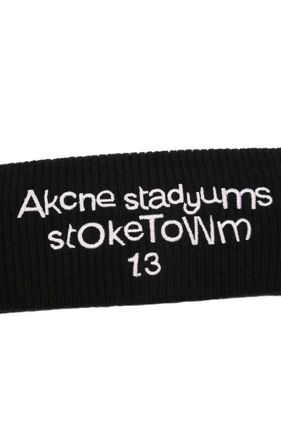 Шерстяная повязка на голову ACNE STUDIOS, арт. C40160/W, фото 4
