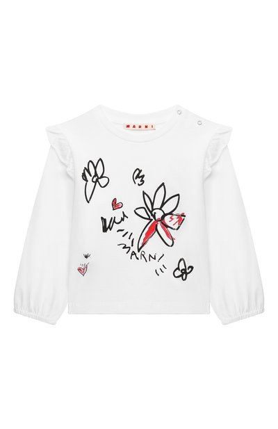 Хлопковый лонгслив MARNI, арт. M01230/M00RF