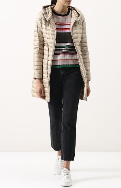 Приталенный стеганый пуховик с капюшоном MONCLER, арт. D1-093-49312-99-53048, фото 2