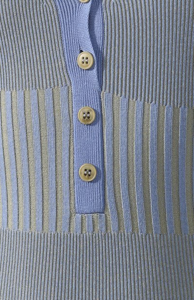 Боди JACQUEMUS голубого цвета по цене 23200 руб., арт. 201KN33/51341, фото 5 Боди JACQUEMUS, арт. 201KN33/51341, фото 5