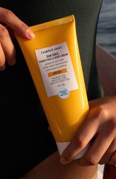 Солнцезащитный водостойкий крем для взрослых и детей spf50+ sun soul 200ml) COMFORT ZONE, арт. 12680, фото 4