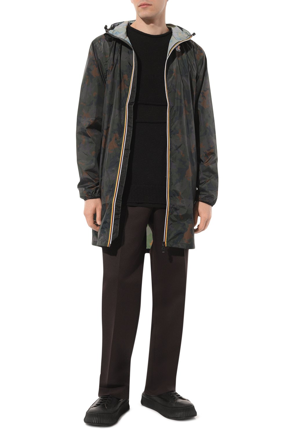 Плащ K-WAY разноцветного цвета по цене 17650 руб., арт. K008680, фото 2 Плащ K-WAY, арт. K008680, фото 2