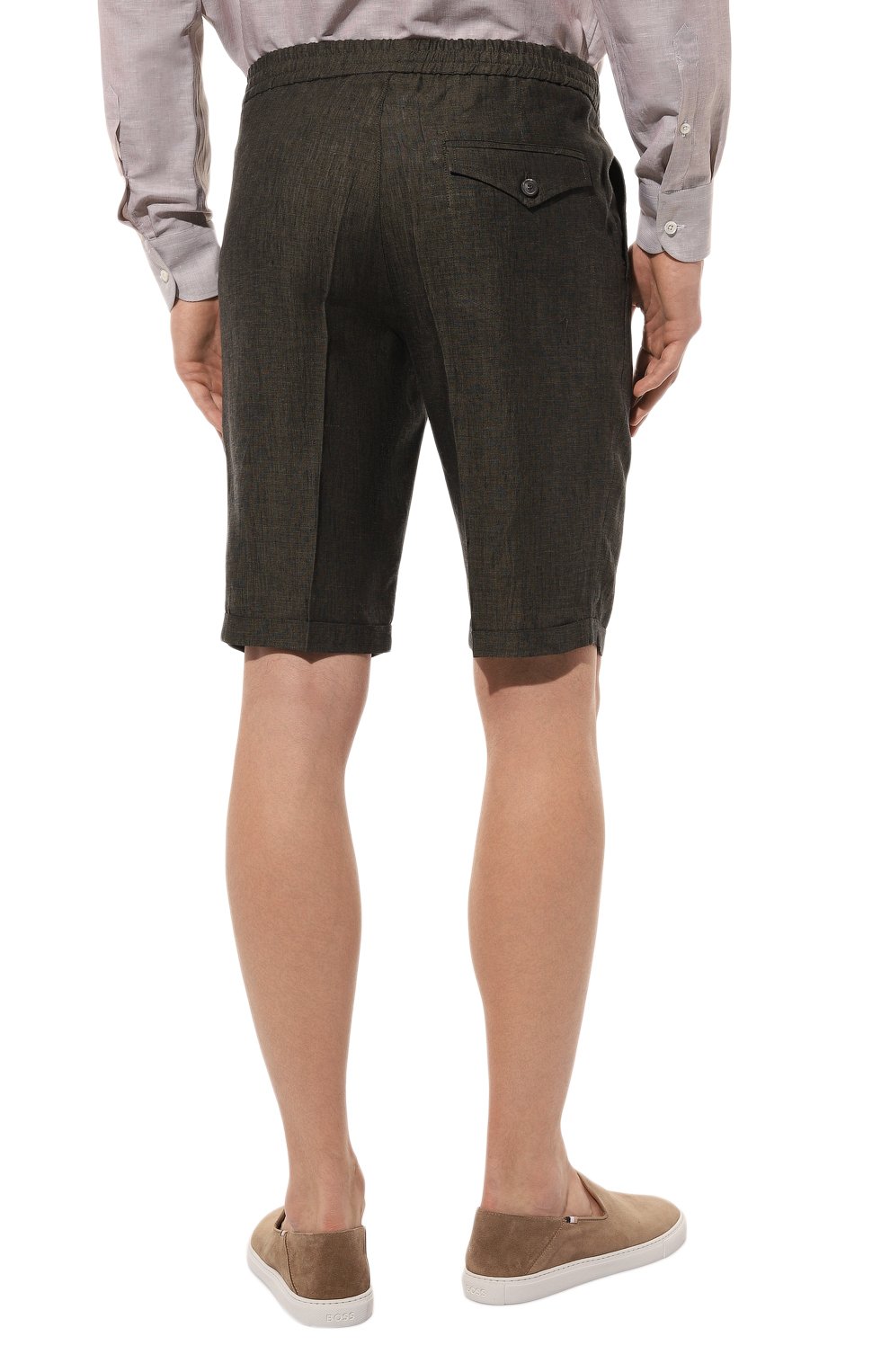 Льняные шорты CAPOBIANCO, арт. 14M852.LI00., фото 4