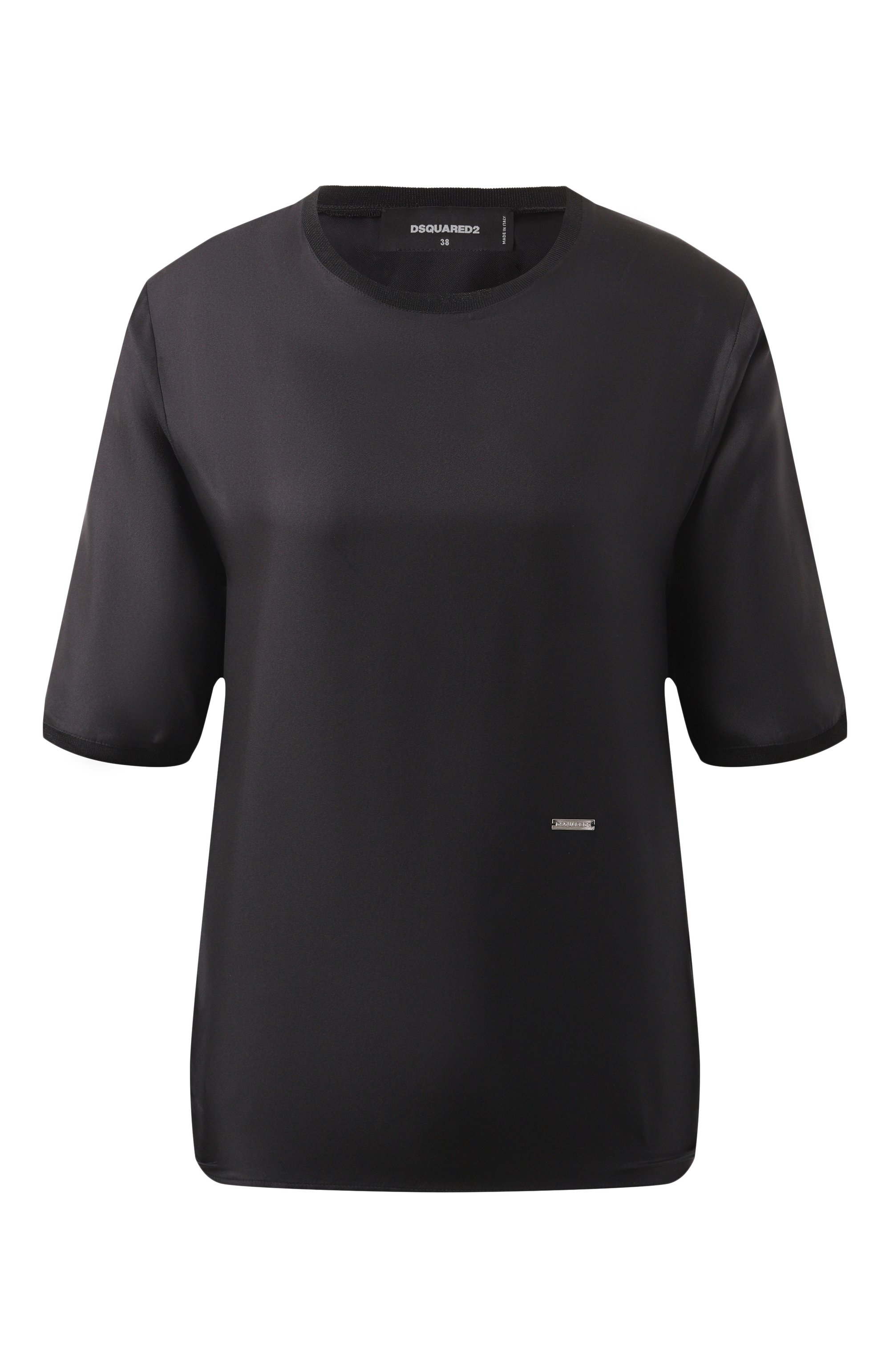 Шелковый топ DSQUARED2, арт. S75NC1108/D35139, фото 1