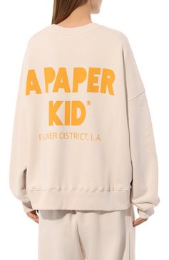 Хлопковый свитшот A PAPER KID, арт. F3PKW0SW020, фото 4