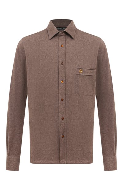 Мужская рубашка из хлопка и кашемира STEFANO RICCI, арт. CJ007115/TE2603