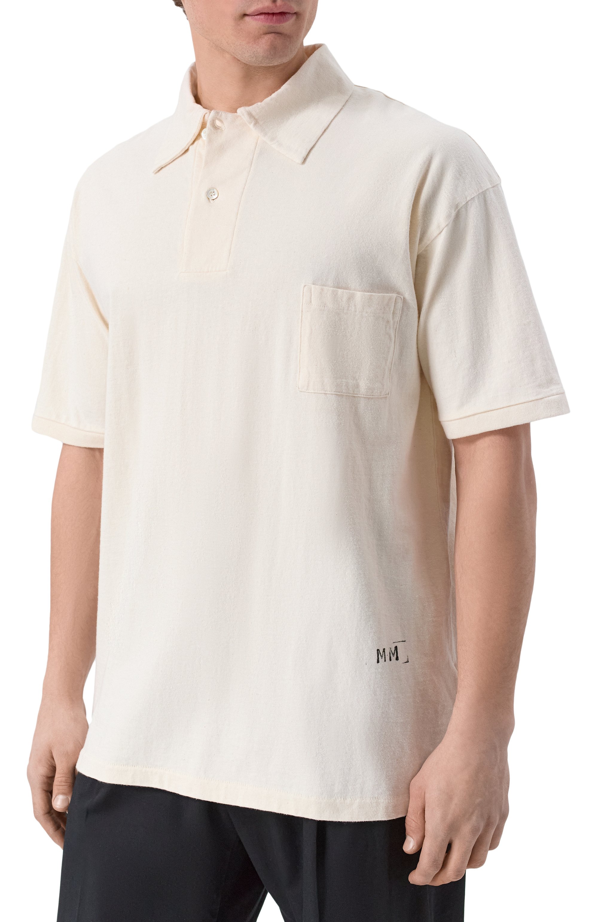 Хлопковое поло MAISON MARGIELA, арт. S50GL0060/M20061, фото 3