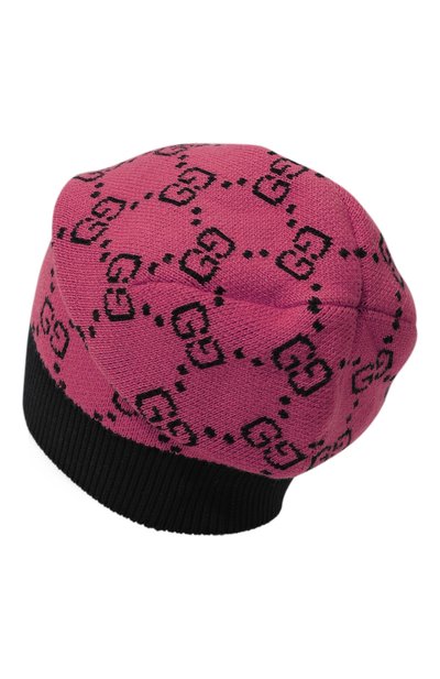 Шапка из шерсти и хлопка GUCCI, арт. 664983 3GF10, фото 2