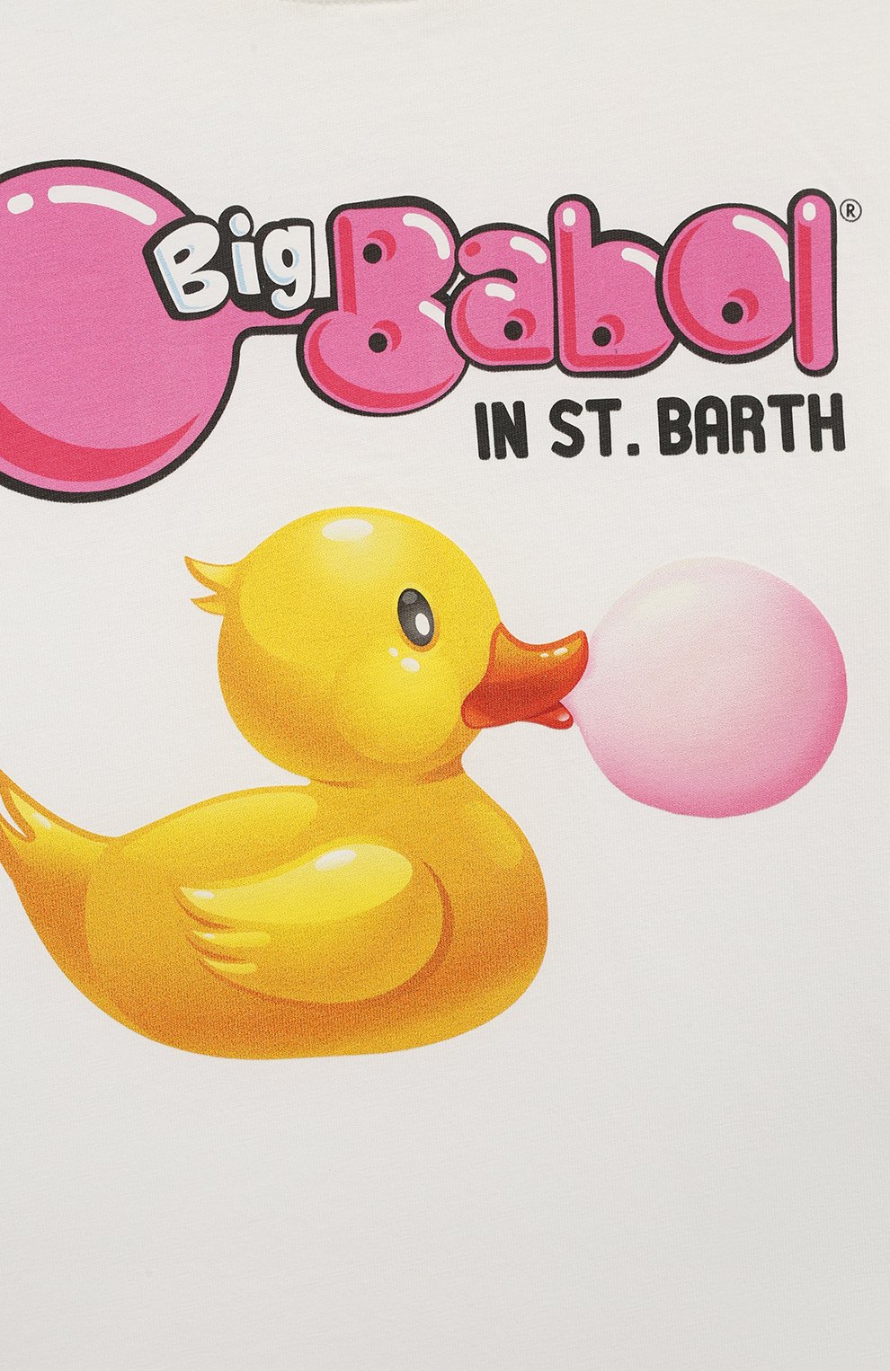 Хлопковая футболка MC2 SAINT BARTH белого цвета по цене 8820 руб., арт. STBK/TSHIRT B0Y/05440D, фото 3 Хлопковая футболка MC2 SAINT BARTH, арт. STBK/TSHIRT B0Y/05440D, фото 3