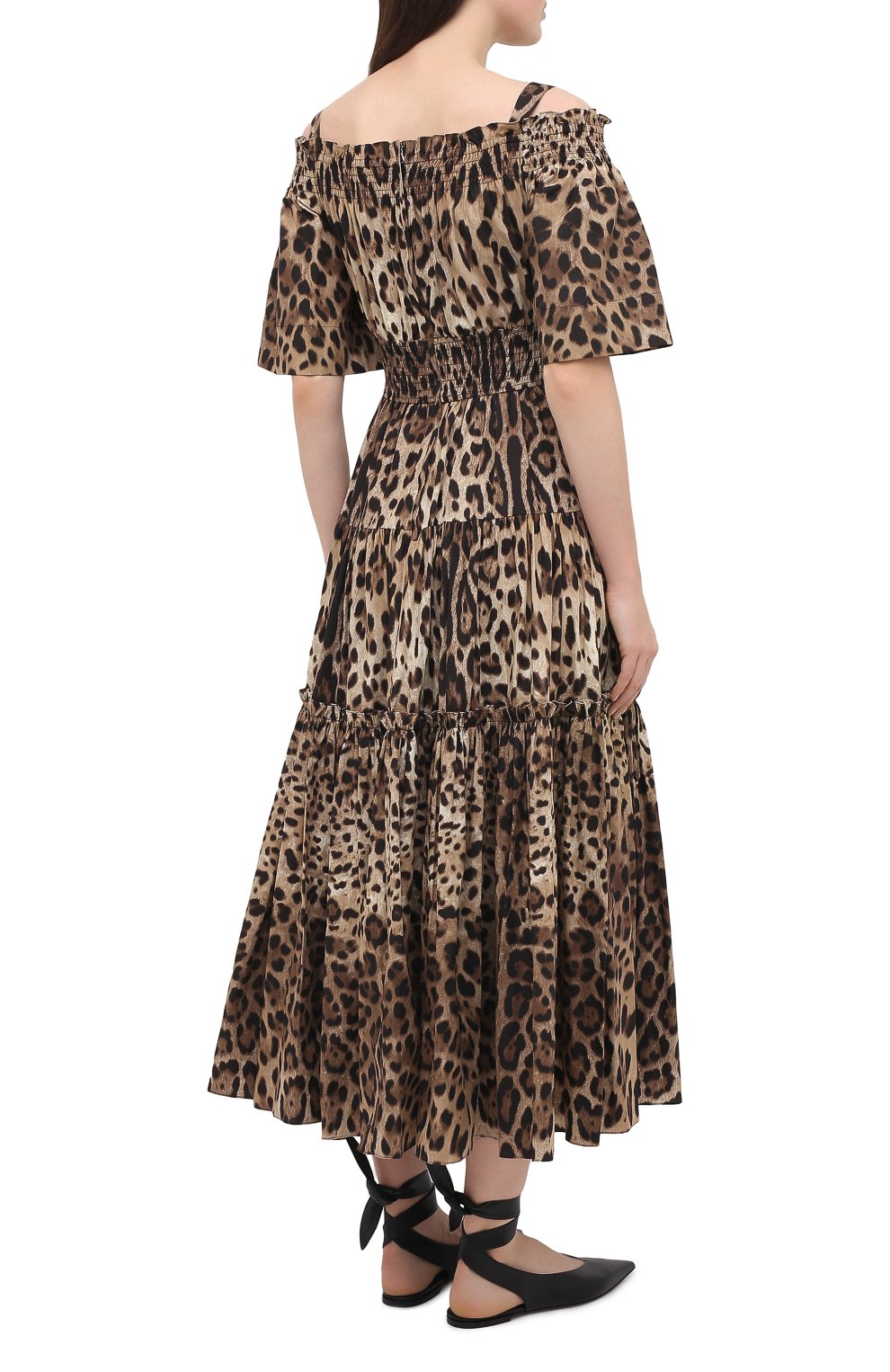 Хлопковое платье DOLCE & GABBANA, арт. F68E1T/HS5E3, фото 4