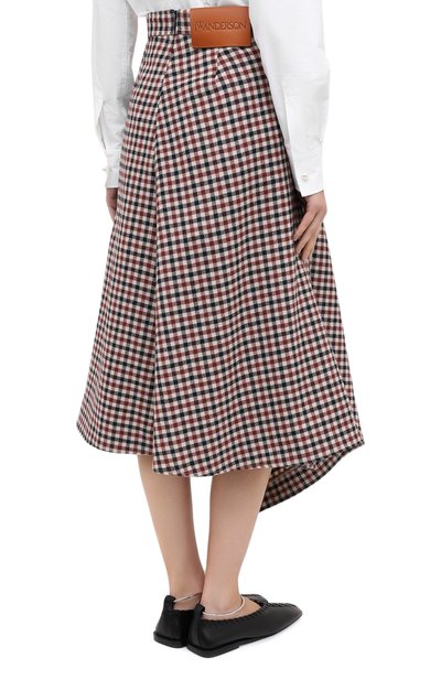 Шерстяная юбка JW ANDERSON разноцветного цвета по цене 46200 руб., арт. SK0047 PG0332, фото 5 Шерстяная юбка JW ANDERSON, арт. SK0047 PG0332, фото 5