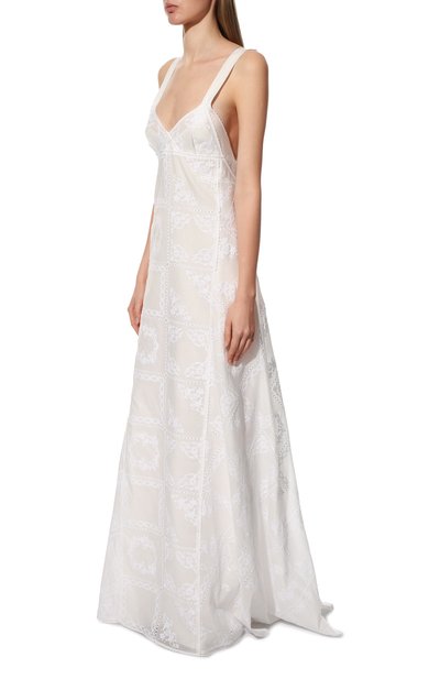 Хлопковое платье CHLOÉ, арт. CHC22SR018480, фото 3