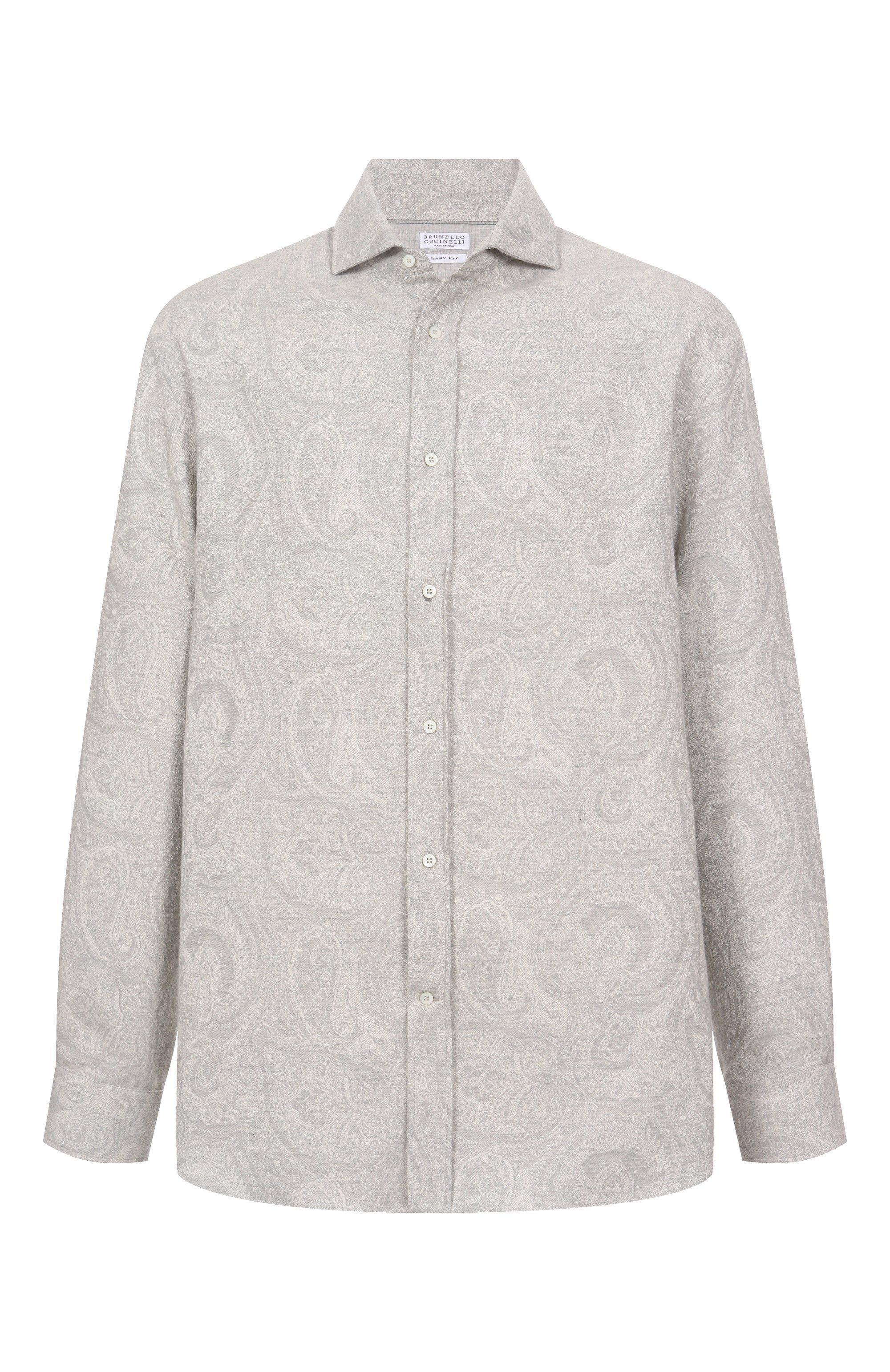 Хлопковая рубашка BRUNELLO CUCINELLI, арт. MY6200627, фото 1